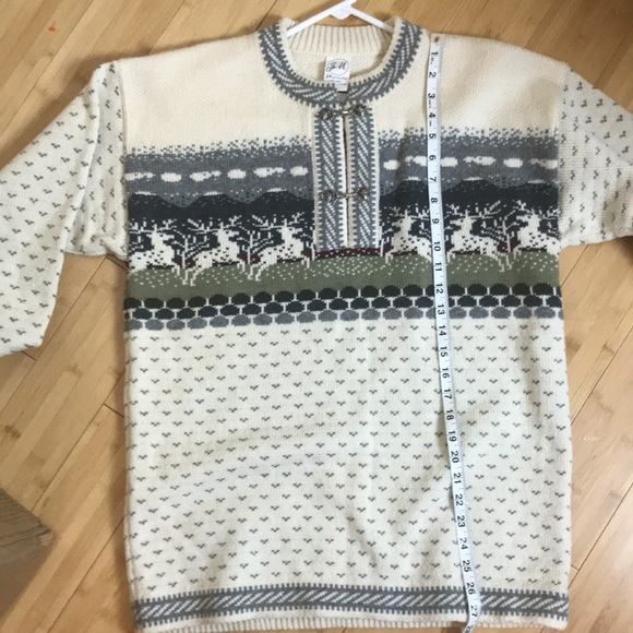 JM Lapponia Wool Sweater Medium - Picture 7 of 8